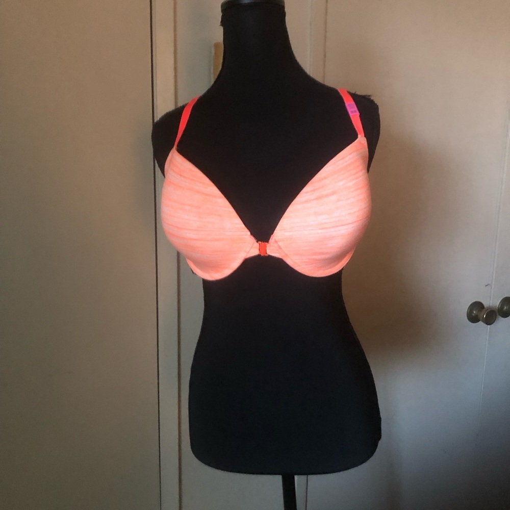 PINK Victoria's Secret Vibrant Orange Bra